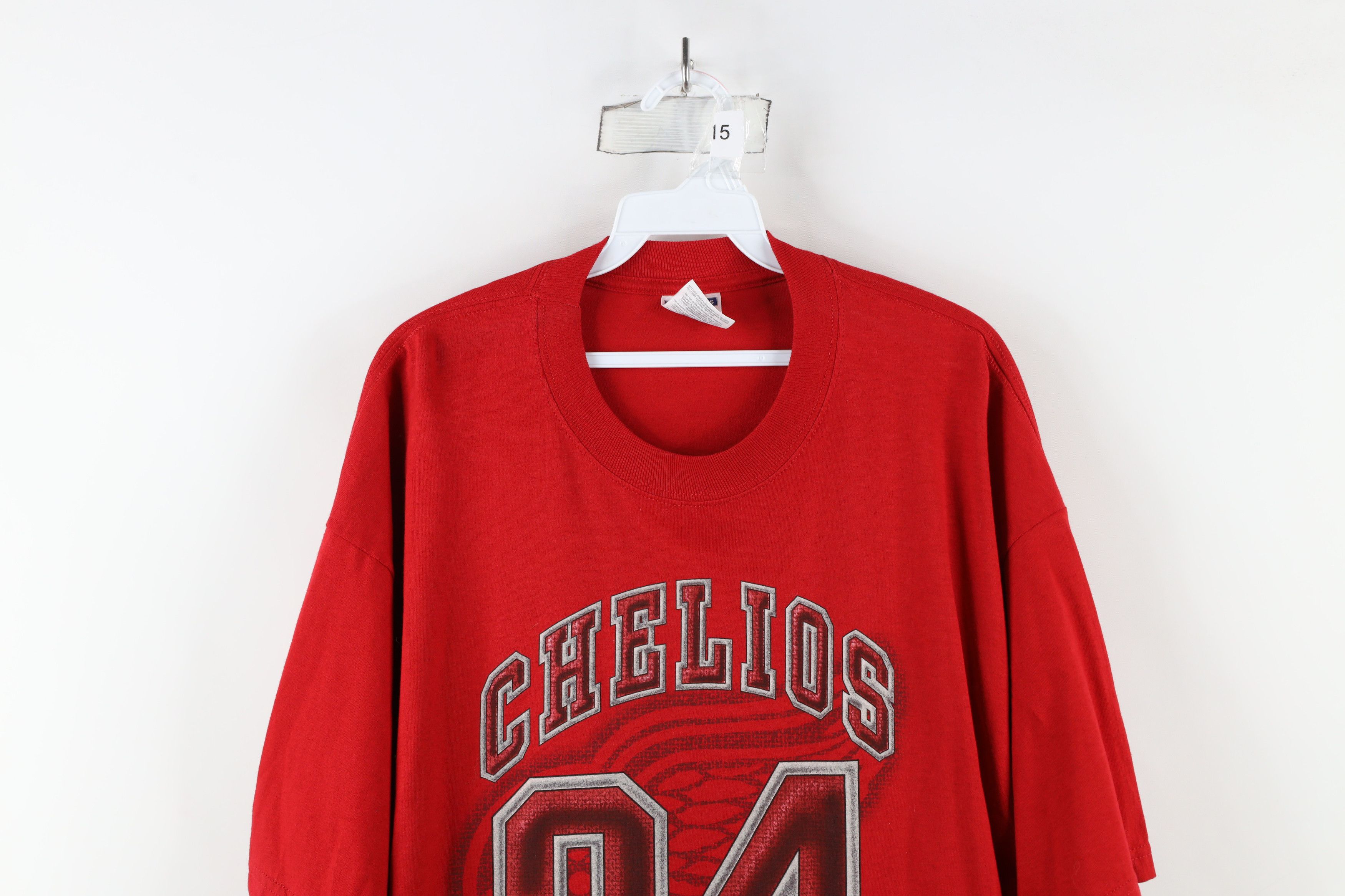 Vintage Vintage Chris Chelios Detroit Red Wings Hockey T-Shirt #24 Size US L / EU 52-54 / 3 - 2 Thumbnail