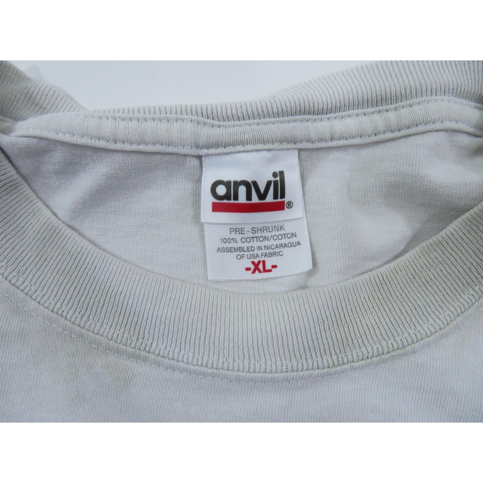Anvil NHRA Member Double Sided Graphic White T-shirt Sz XL Anvil Size US XL / EU 56 / 4 - 6 Thumbnail