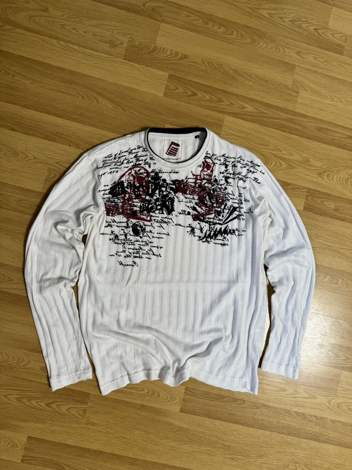 Japanese Brand × Vintage ClockHouse longsleeve avant-garde Mockneck Anglomania Size US M / EU 48-50 / 2 - 1 Thumbnail