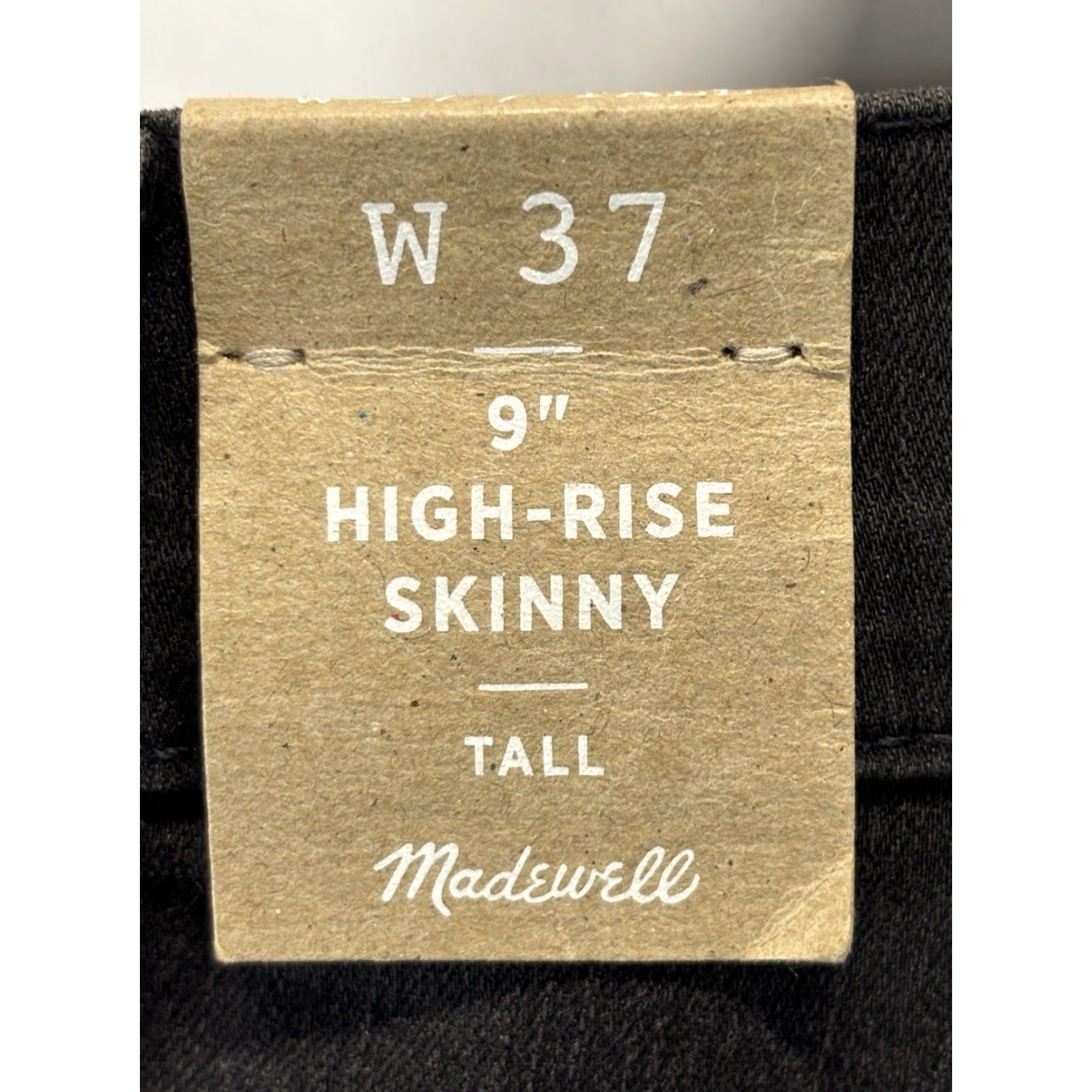 Madewell Madewell High Rise Skinny Jeans 37 Tall Black Denim Womens Size 25" / US 0 / IT 36 - 5 Thumbnail