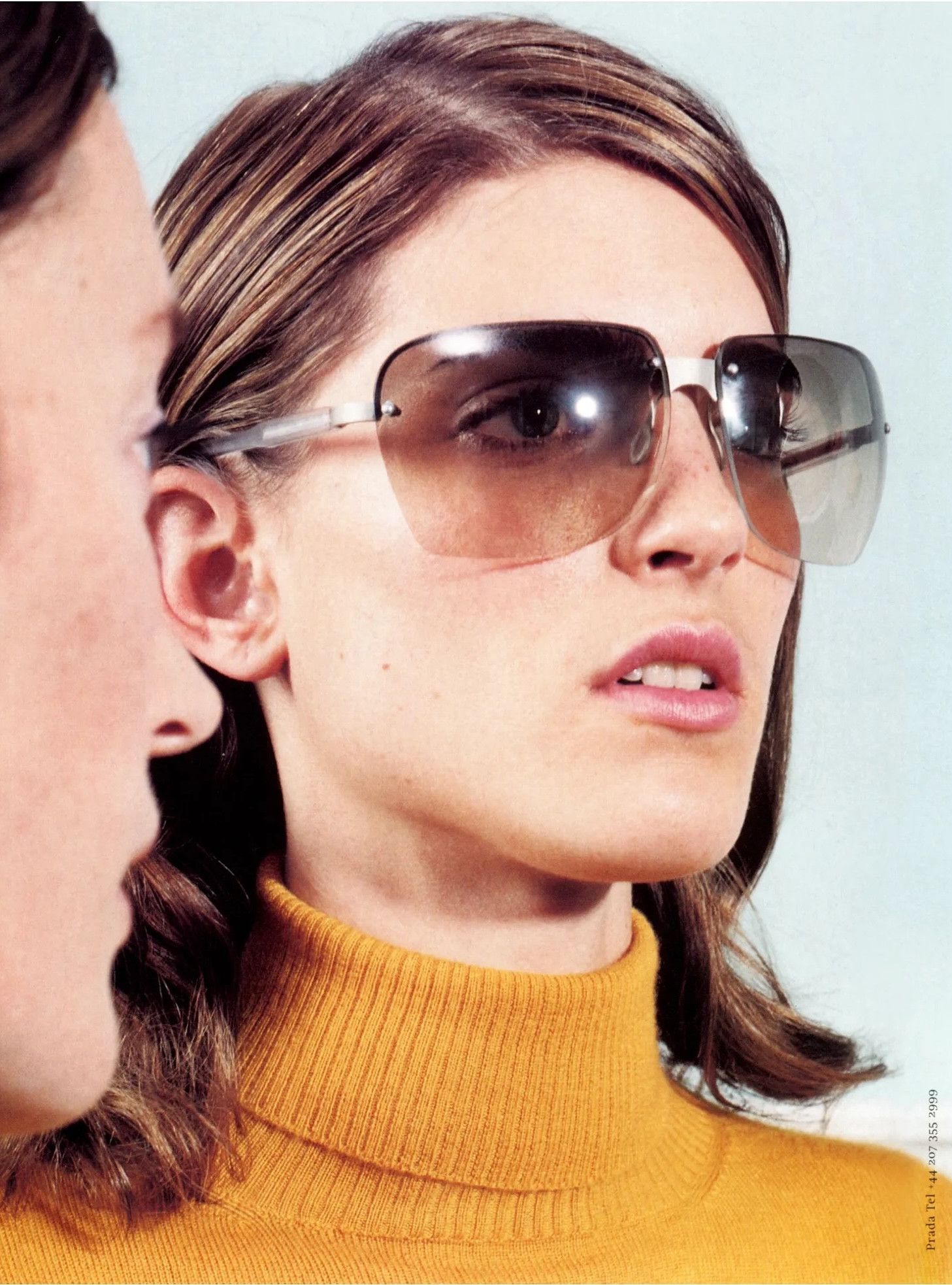 Designer × Prada × Vintage 2004 Prada Sunglasses Y2K SPR 58F