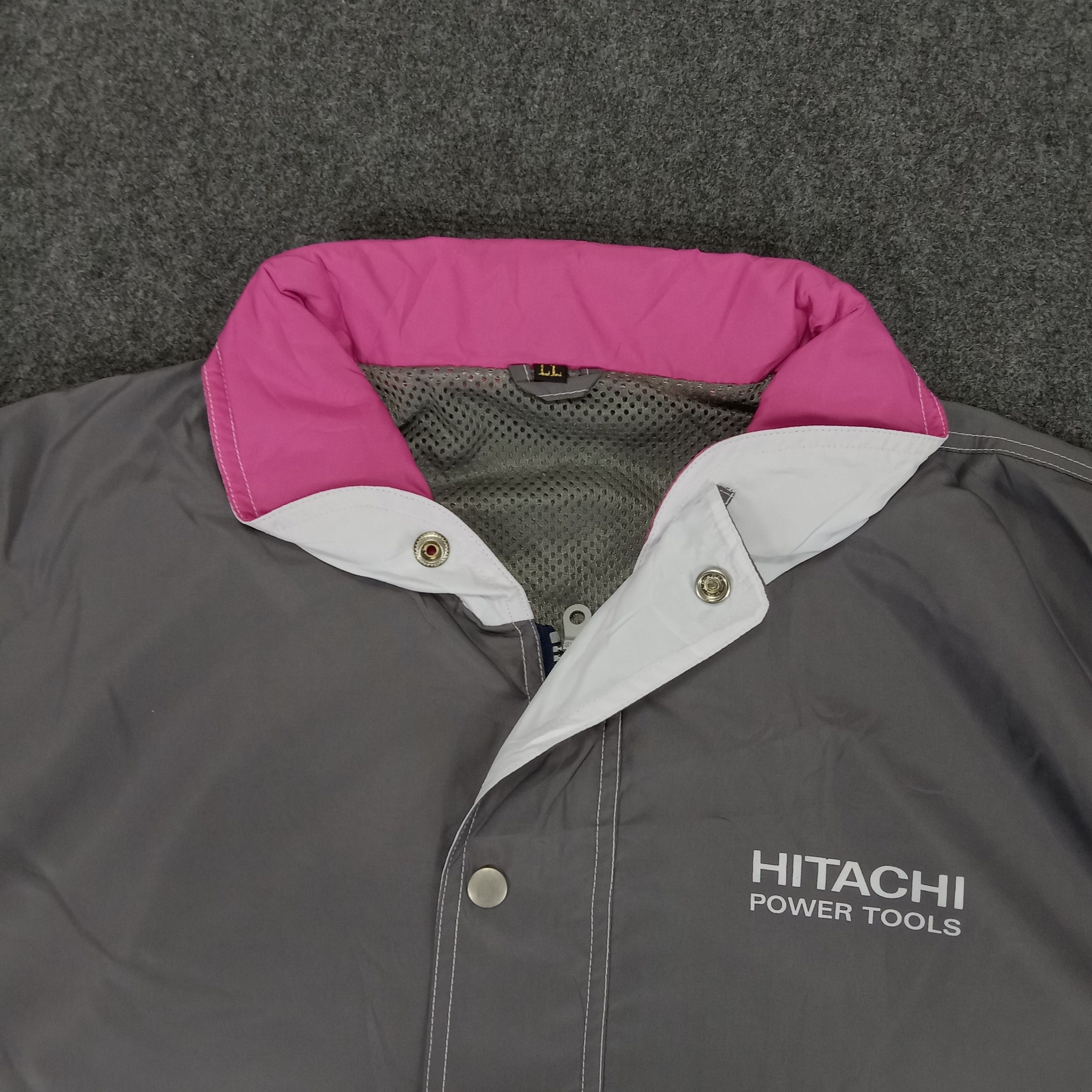 Vintage HITACHI Power Tools Japanese Brand Uniform Jacket Size US XL / EU 56 / 4 - 2 Thumbnail