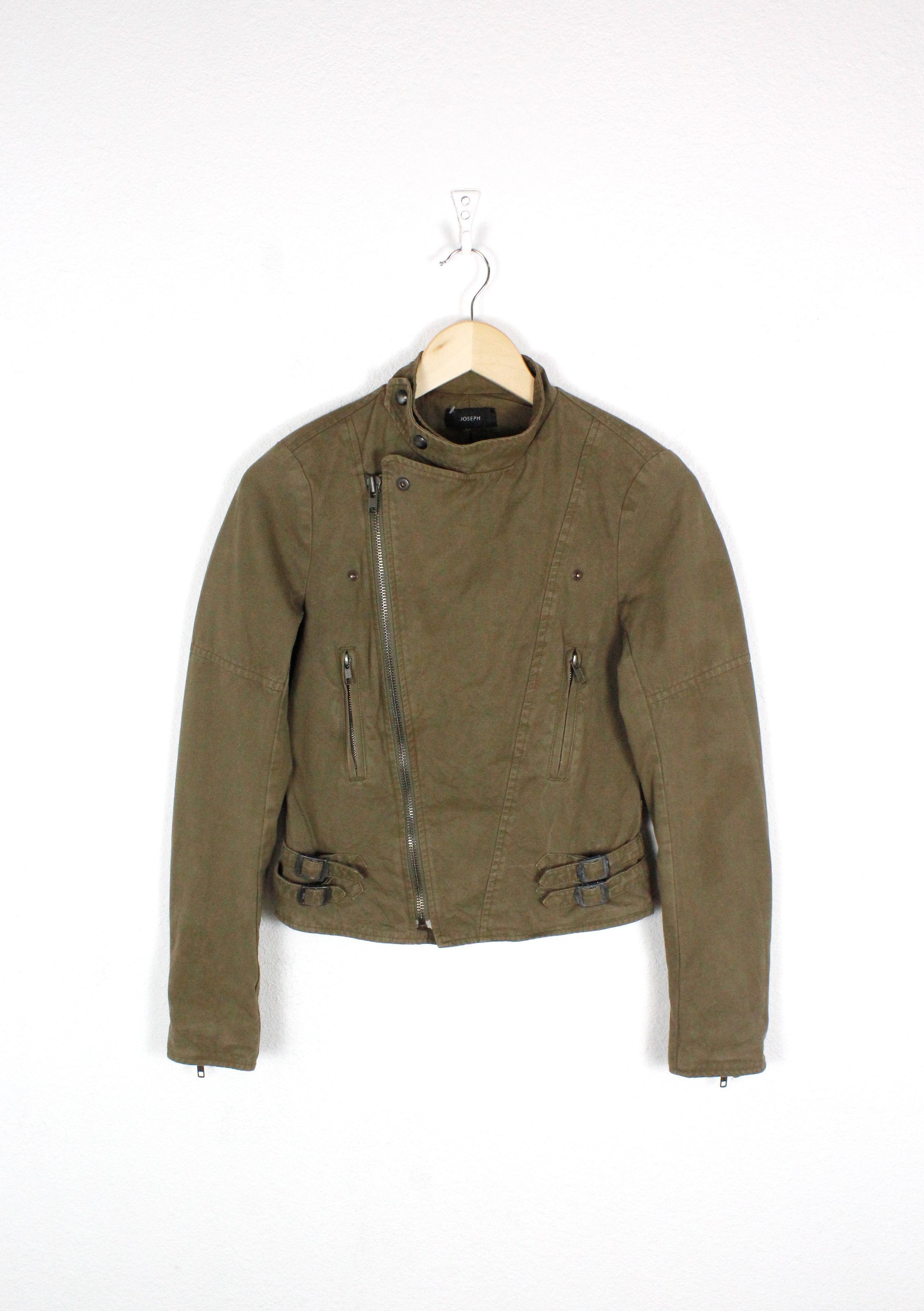 Joseph Joseph Perfeto Washed Cotton Moto Biker Jacket 36 Size S / US 4 / IT 40 - 4 Thumbnail