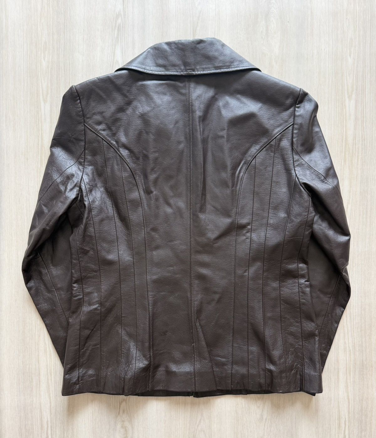 Vintage Y2K East 5th Genuine Leather Jacket Sz M Size M / US 6-8 / IT 42-44 - 6 Thumbnail