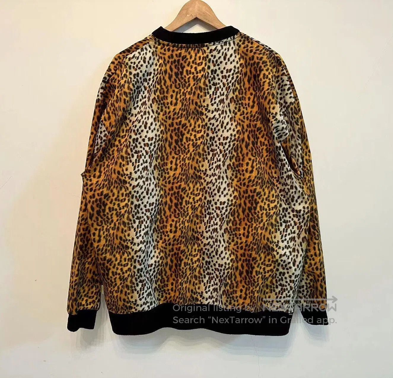 Beams Japan leopard print cardigan jacket for men. Size US L / EU 52-54 / 3 - 3 Thumbnail