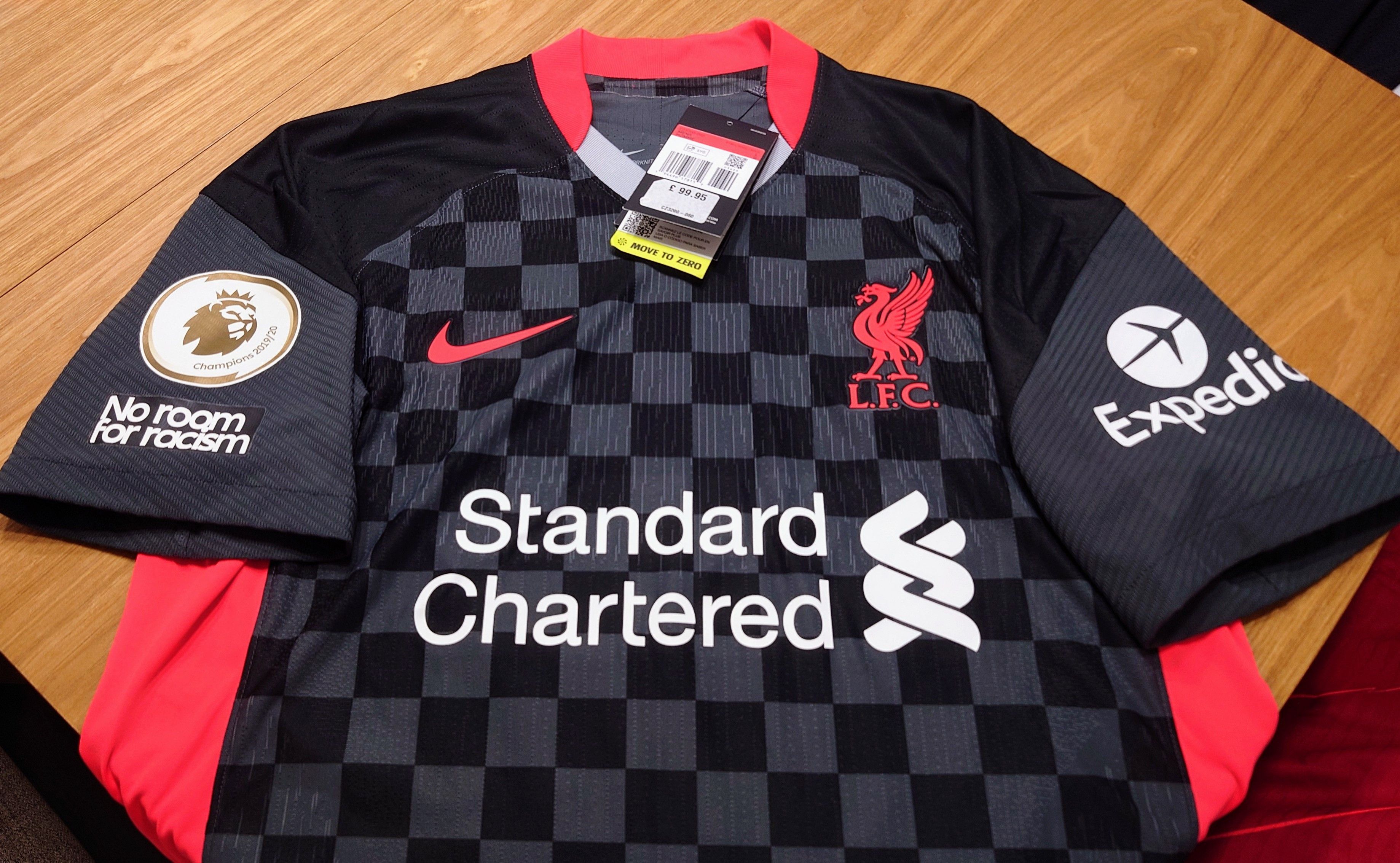 Nike Liverpool Black Red Away Player version Minamino Size US L / EU 52-54 / 3 - 1 Thumbnail