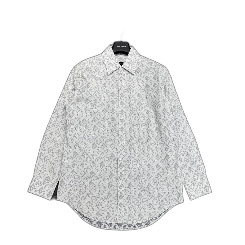 louis vuitton lv all over print shirt