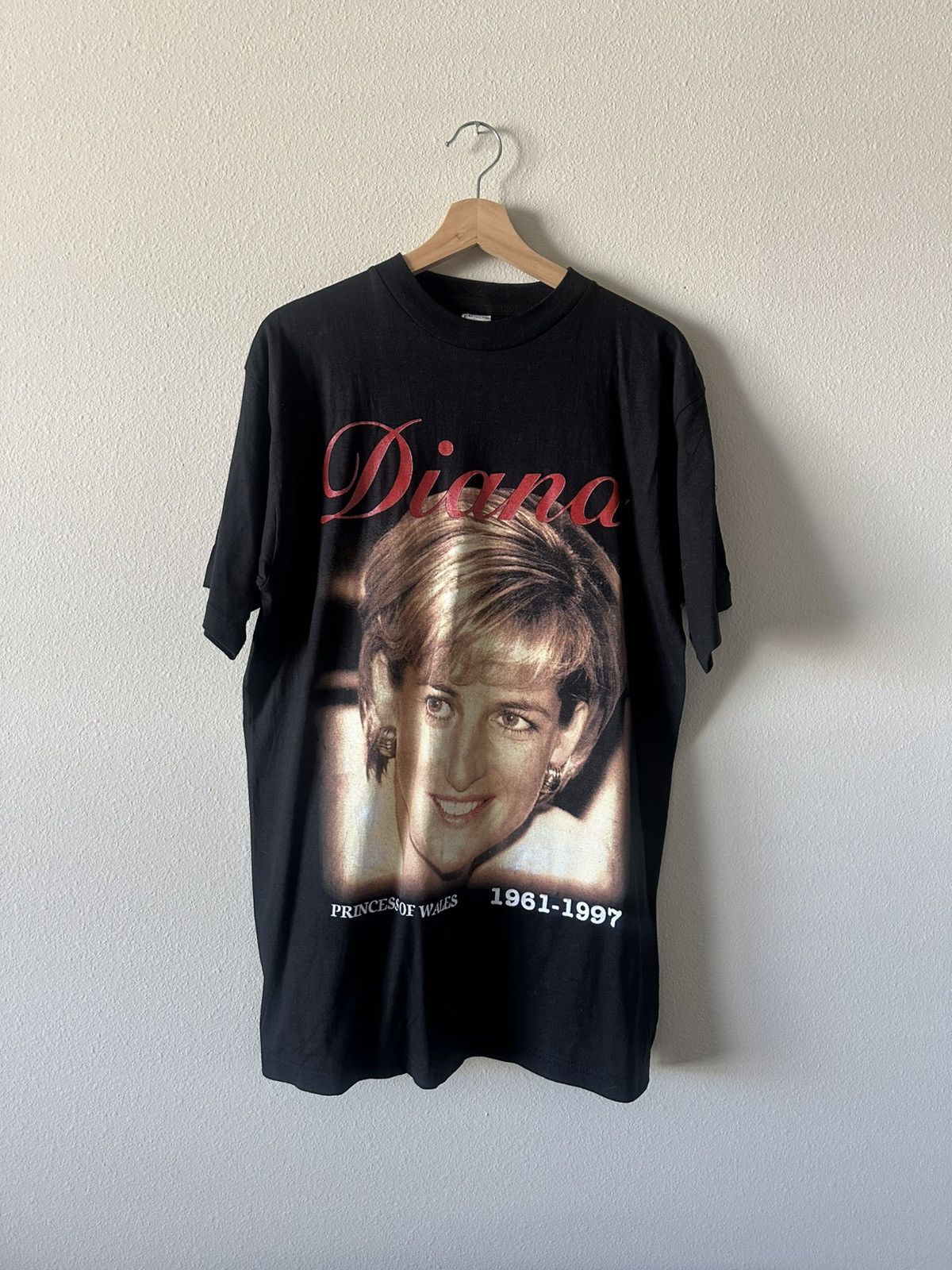 Vintage Vintage 90’s Princess Diana Memorial Rap Tee Size US XL / EU 56 / 4 - 1 Thumbnail
