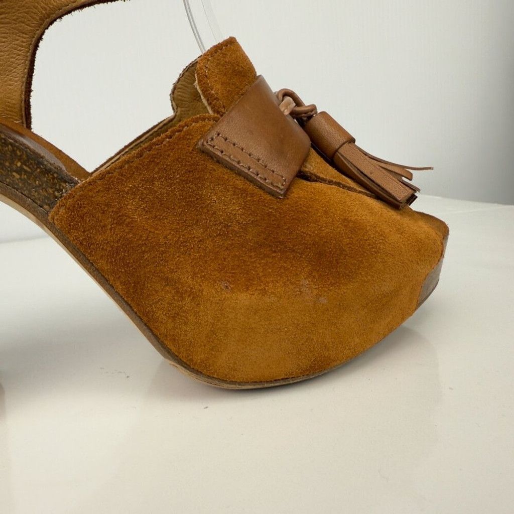 Other FRED DE LA BRETONNIÈRE Boho 70's Tassel Platform Sandals 36 Size US 6 / IT 36 - 8 Thumbnail