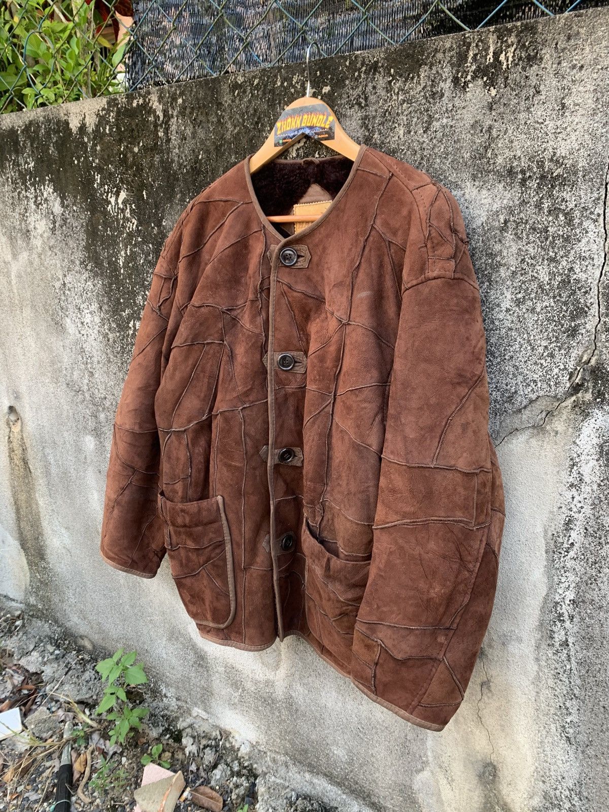 Hai Sporting Gear 90’s Hai Sporting Gear Issey Miyaki Patchwork Leather Jacket Size US M / EU 48-50 / 2 - 3 Thumbnail