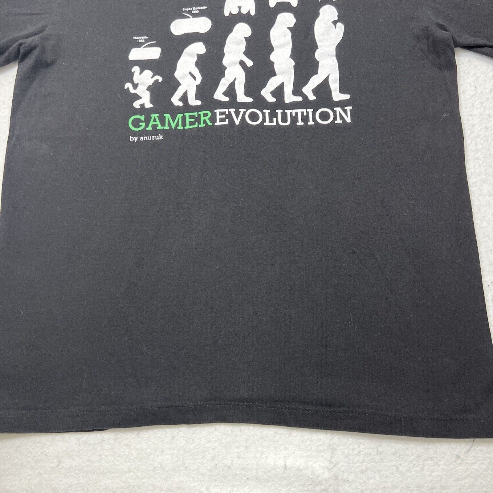 Other Anuruk Large Gamer Evolution Nintendo Playstation Xbox Tee Size US L / EU 52-54 / 3 - 7 Thumbnail