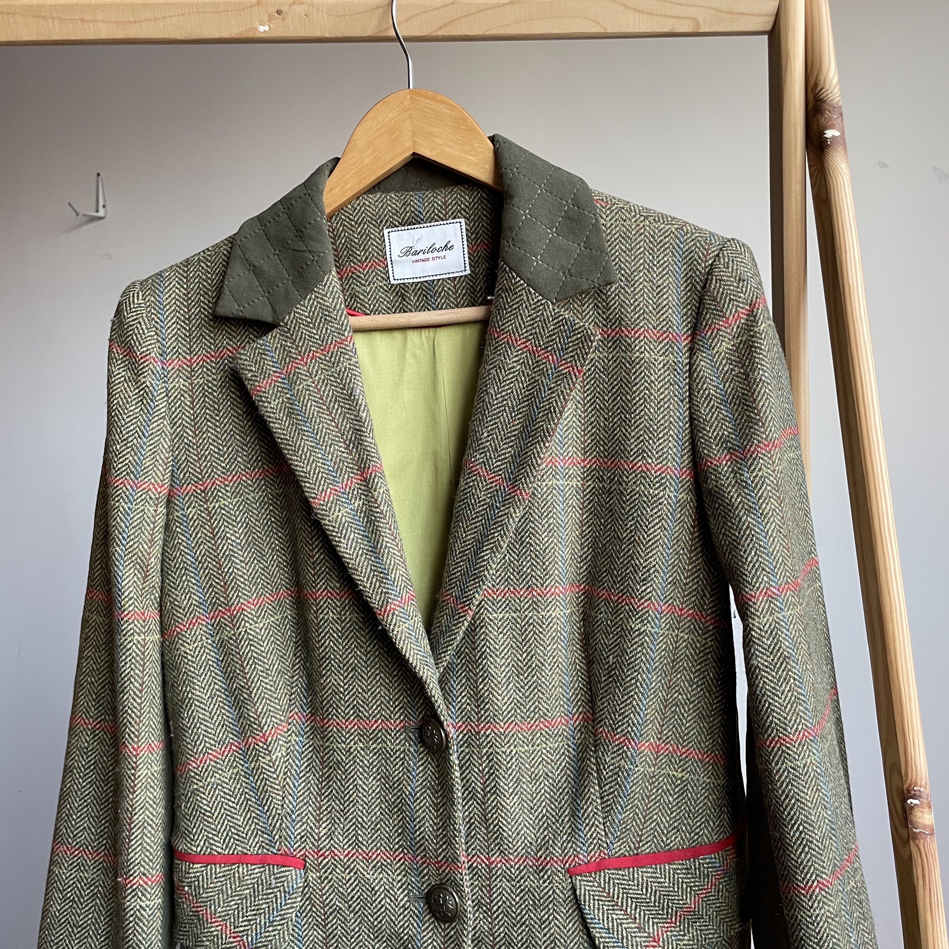 Other Bariloche Alysa Womens Country Herringbone Tweed Coat Size S / US 4 / IT 40 - 4 Thumbnail