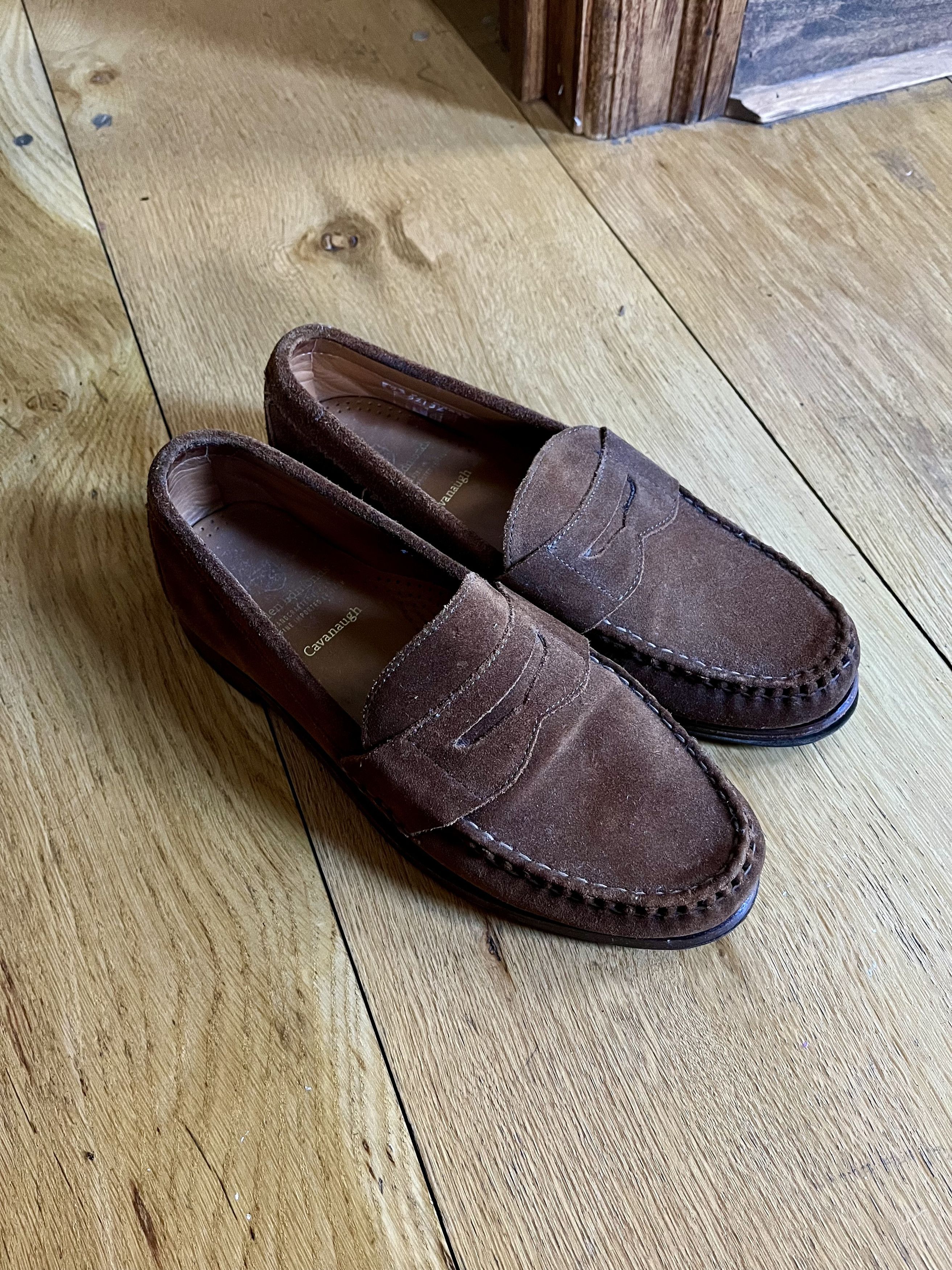 Allen Edmonds Allen Edmonds Snuff Suede Penny Loafers Men’s Size 9 Size US 9 / EU 42 - 1 Thumbnail