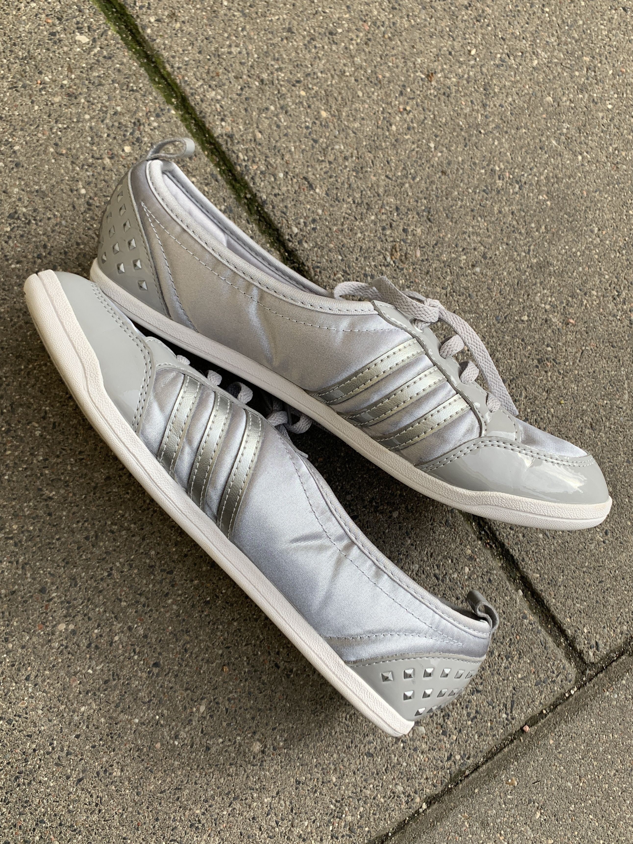 Adidas × Vintage Adidas Neo silver ballerina shoes - 7 1/2 Size US 7.5 / IT 37.5 - 7 Thumbnail