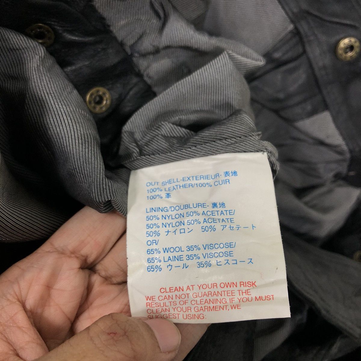 Genuine Leather × Marc Buchanan × Pelle Pelle 🔥Rare Genuine Leather Overall Worker Marc Buchanan Size US 38 / EU 54 - 12 Thumbnail