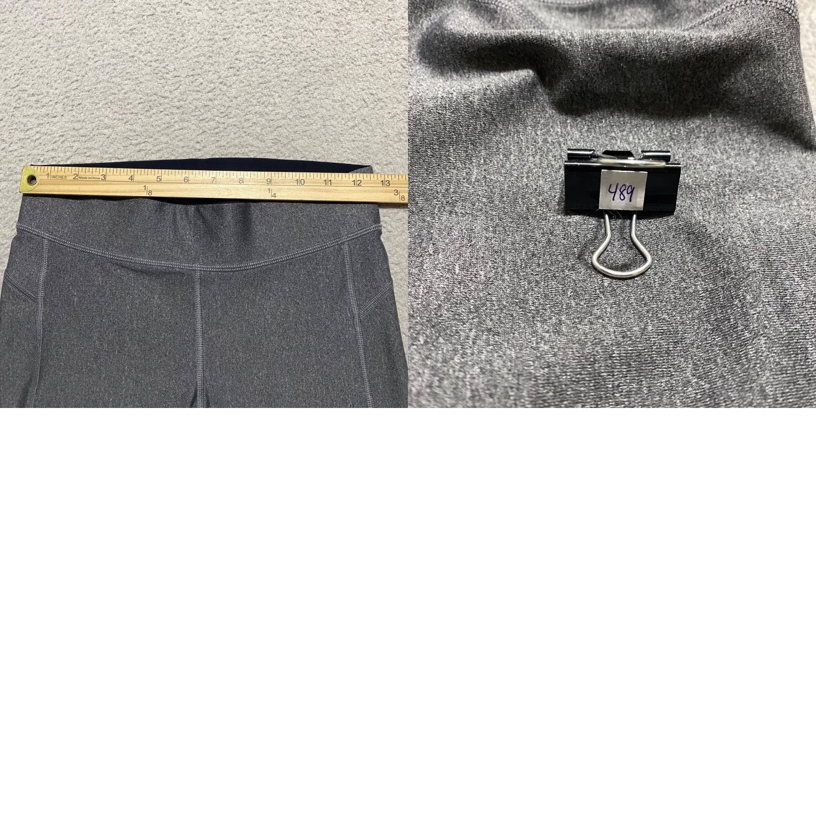 Under Armour Under Armour Womens Pants Gray Crop Heatgear Leggings Pull On Compression Size 32" / US 10 / IT 46 - 8 Thumbnail