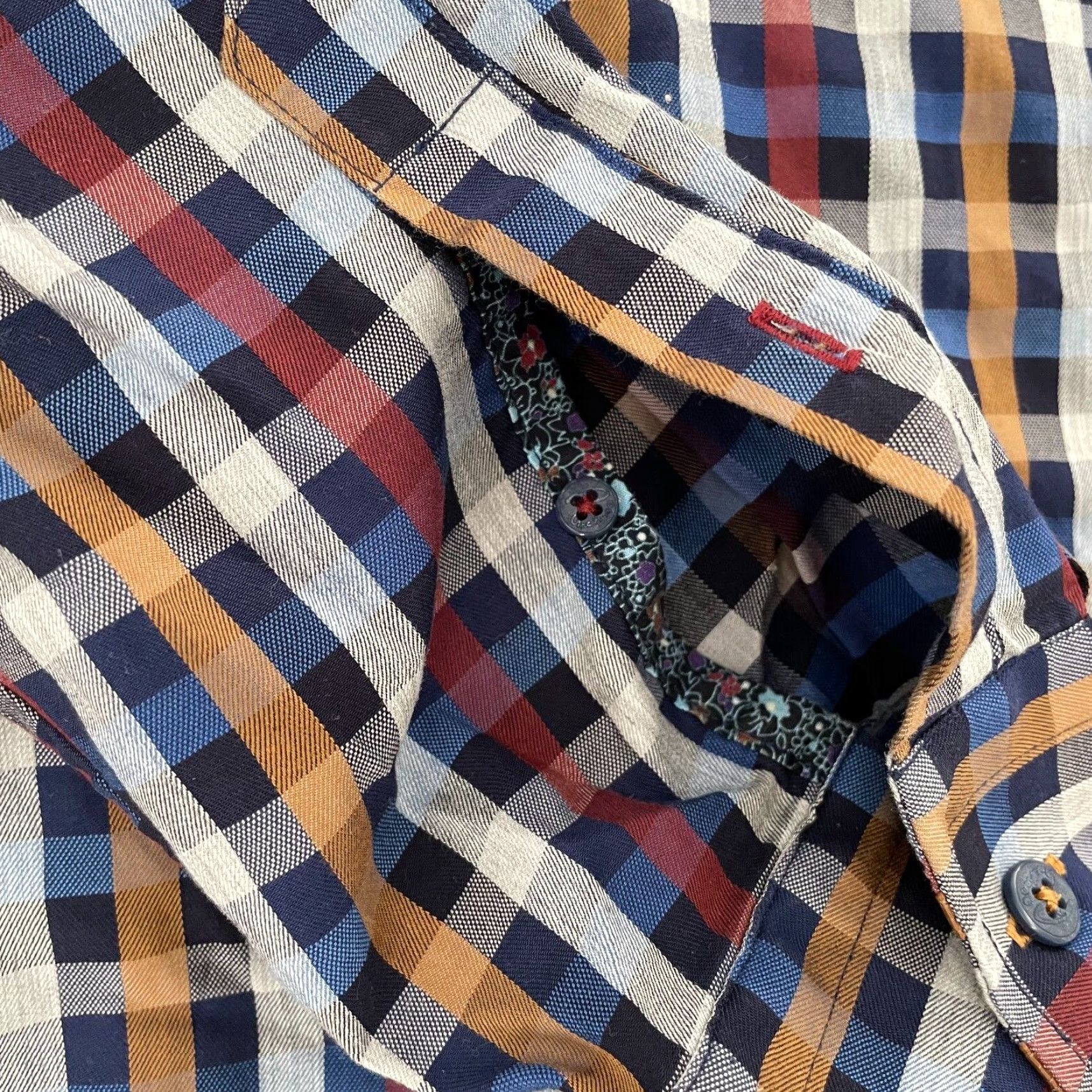 Robert Graham Robert Graham Shirt XL Multicolor Check Long Sleeve Classic Fit Modern Mens Size US XL / EU 56 / 4 - 5 Thumbnail