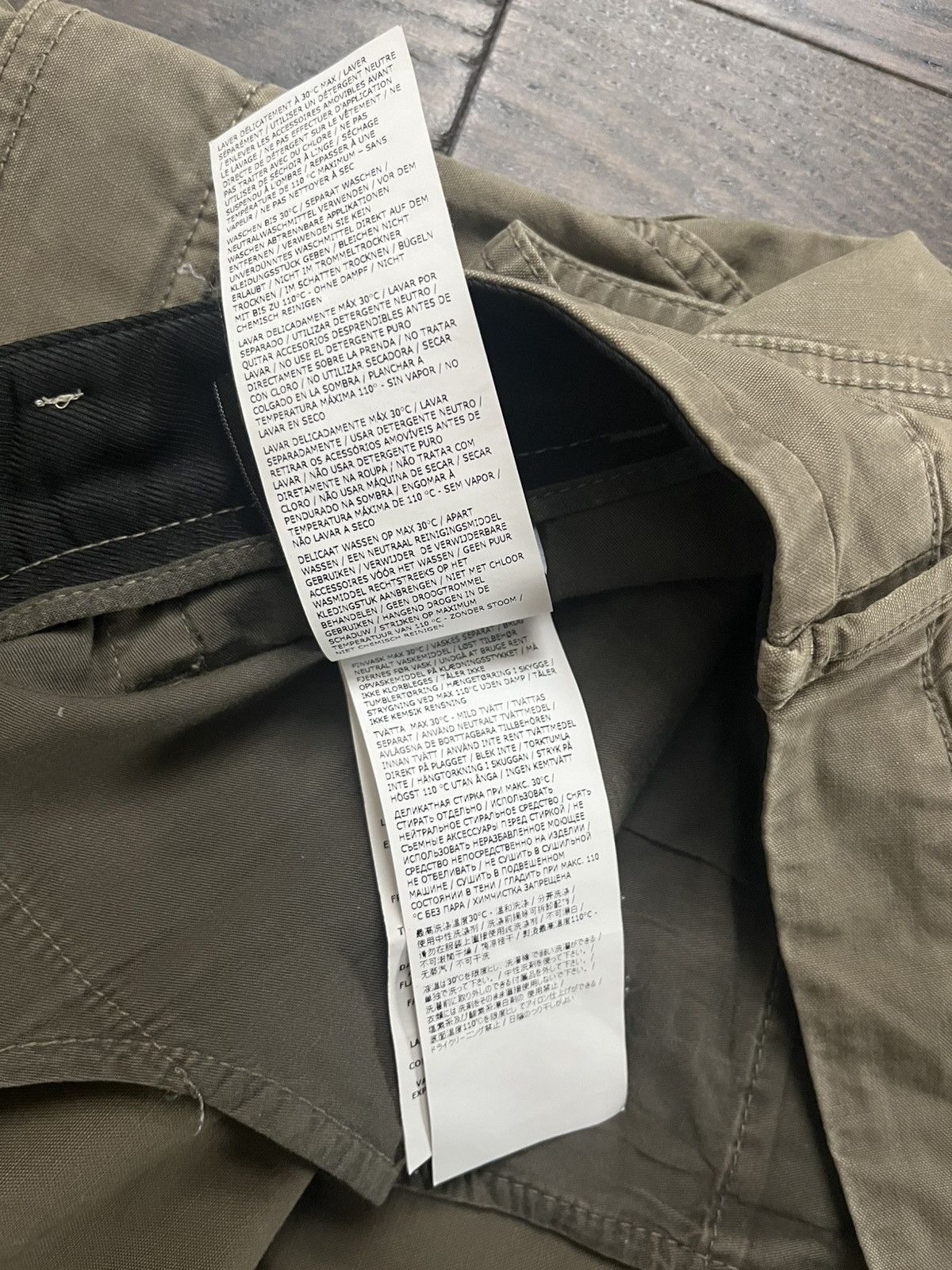 Stone Island Stone Island Slim Olive Cargo Pants Size US 34 / EU 50 - 9 Thumbnail