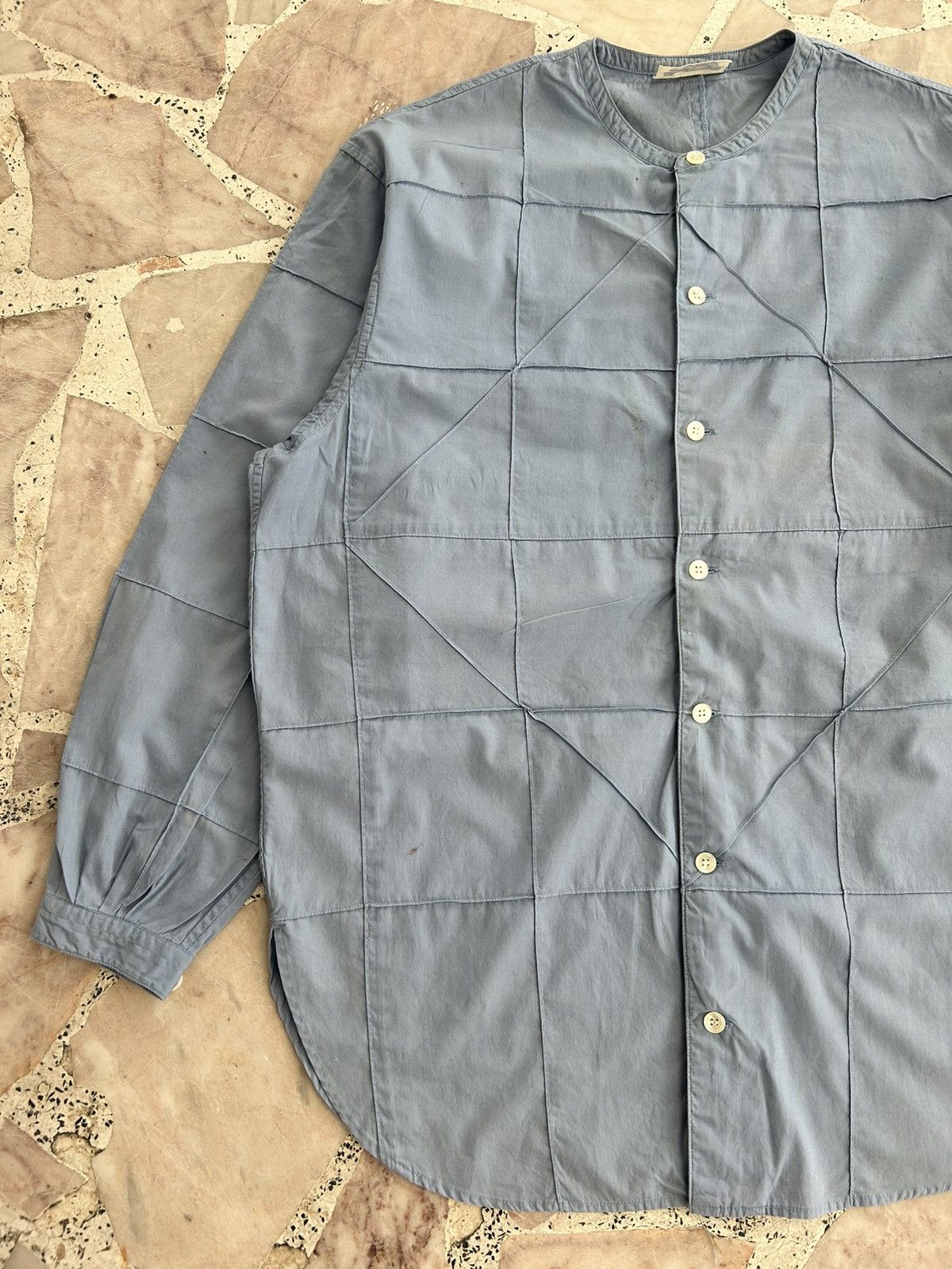 Hai Sporting Gear Issey Miyake Blue Baby Patch Shirt Vintage Size US M / EU 48-50 / 2 - 3 Thumbnail