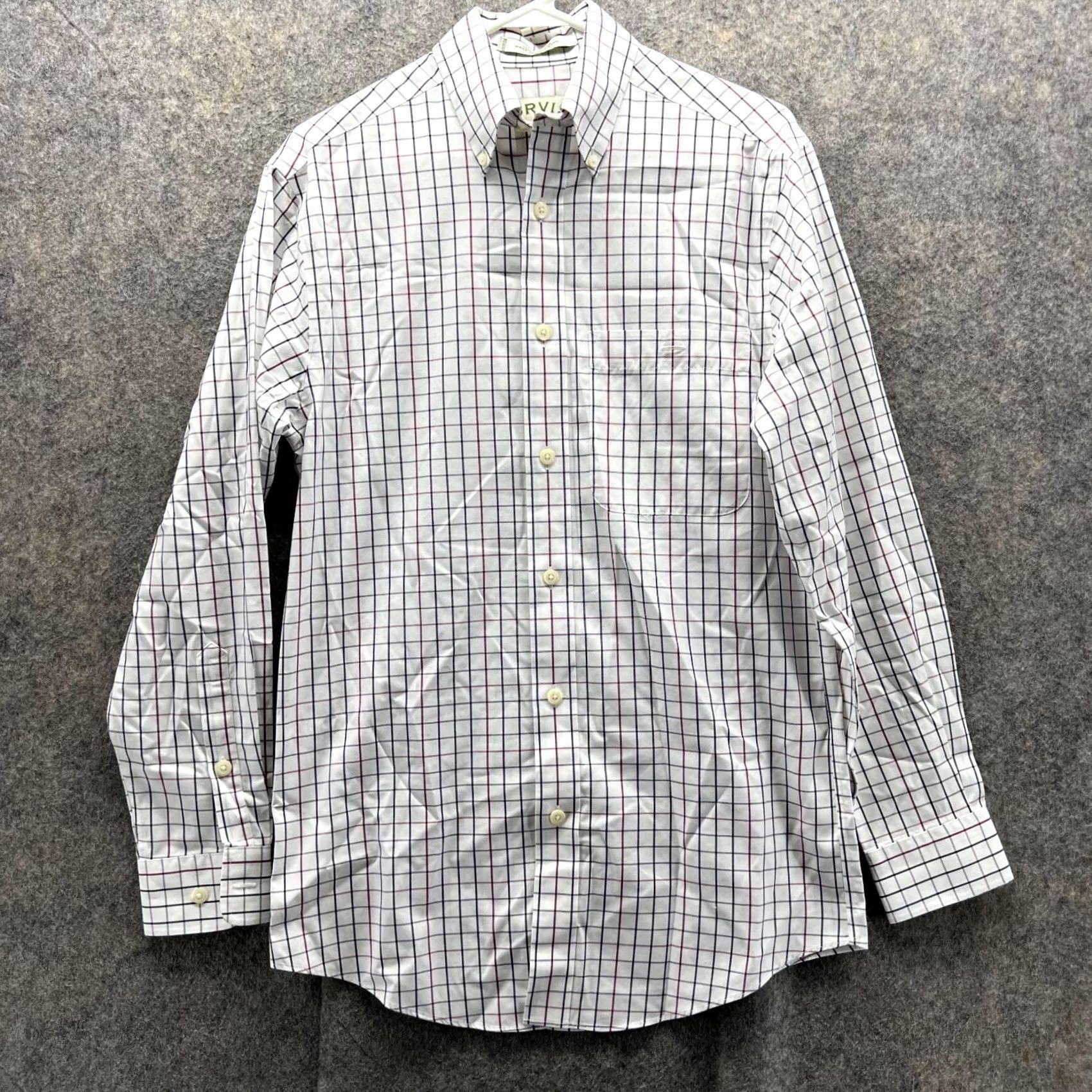 Orvis Orvis Shirt Men XS White Check Button-Down Casual Preppy Vintage: No Size US XS / EU 42 / 0 - 2 Thumbnail