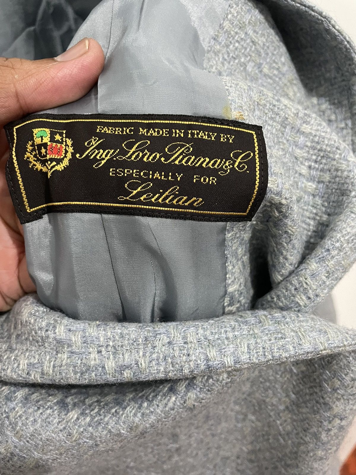 Loro Piana VINTAGE LORO PIANA X LEILIAN JAPAN BLUE WOLL COAT Size M / US 6-8 / IT 42-44 - 3 Thumbnail