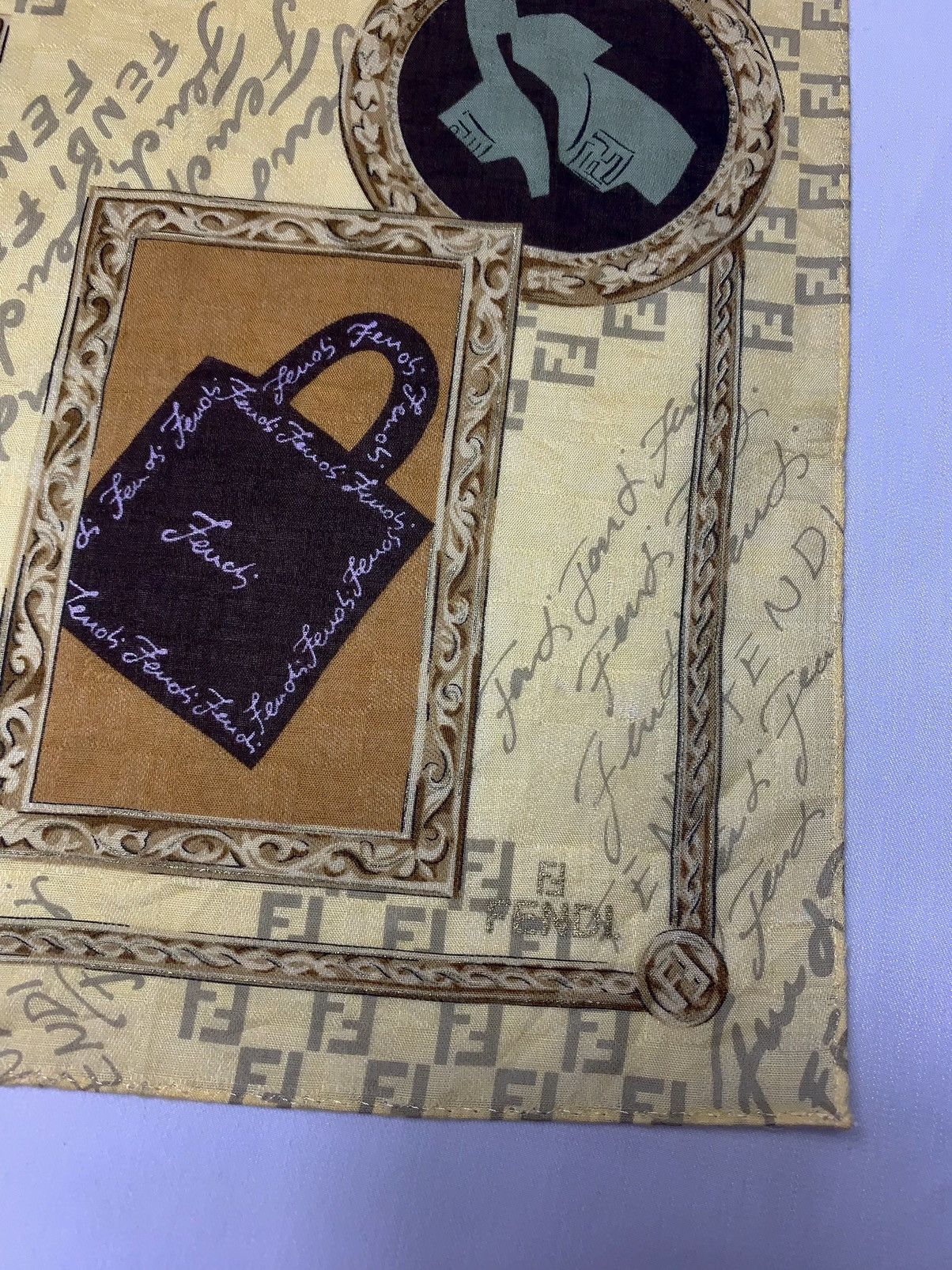 Vintage Fendi Handkerchief / Neckerchief / Bandana Size ONE SIZE - 4 Thumbnail