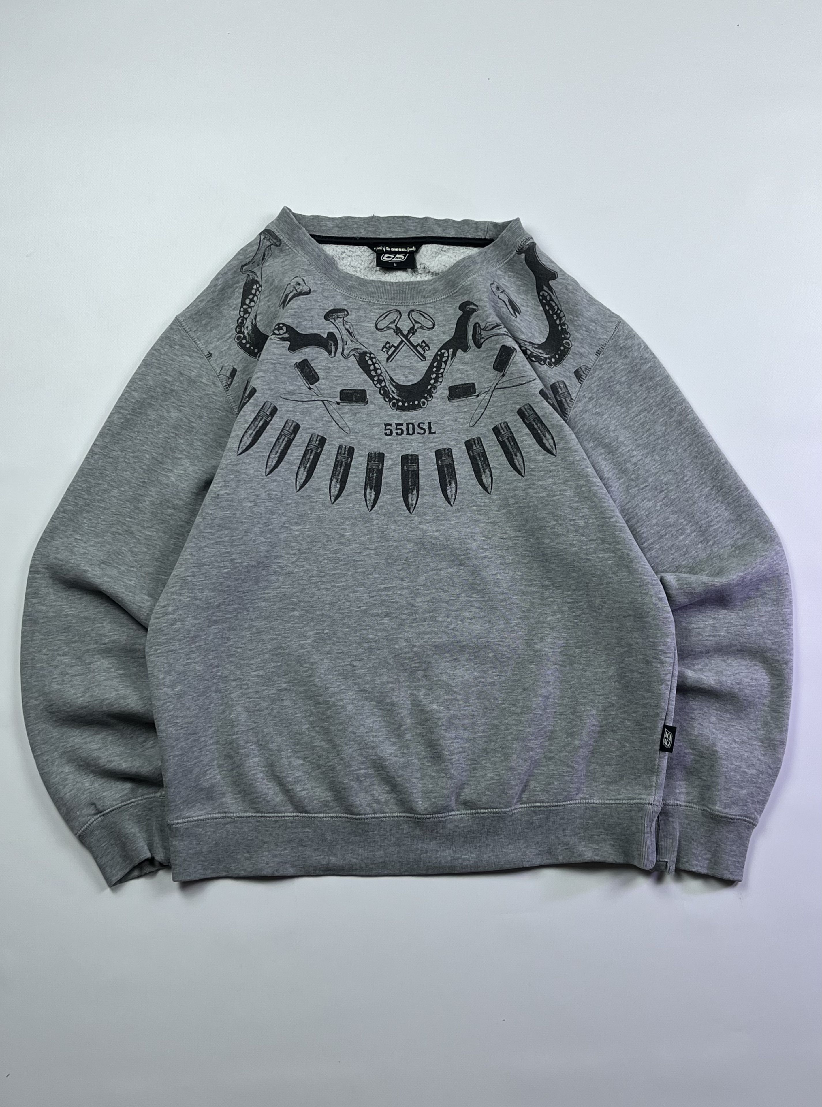 Diesel × Vintage DIESEL Vintage Sweatshirt Size US S / EU 44-46 / 1 - 1 Thumbnail