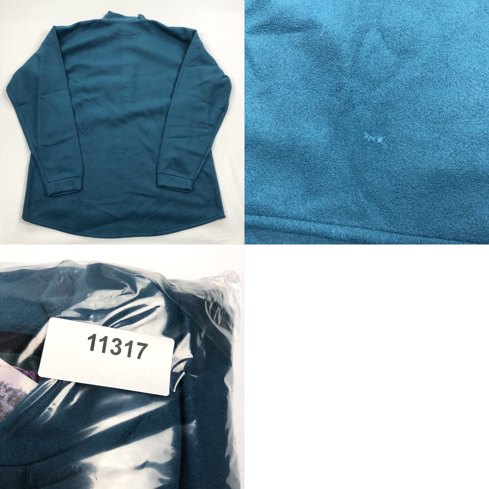 Montbell Mont-bell Chameece Polartec 100M Henley Fleece Top Men XL Teal Made in USA 90s Size US XL / EU 56 / 4 - 9 Thumbnail