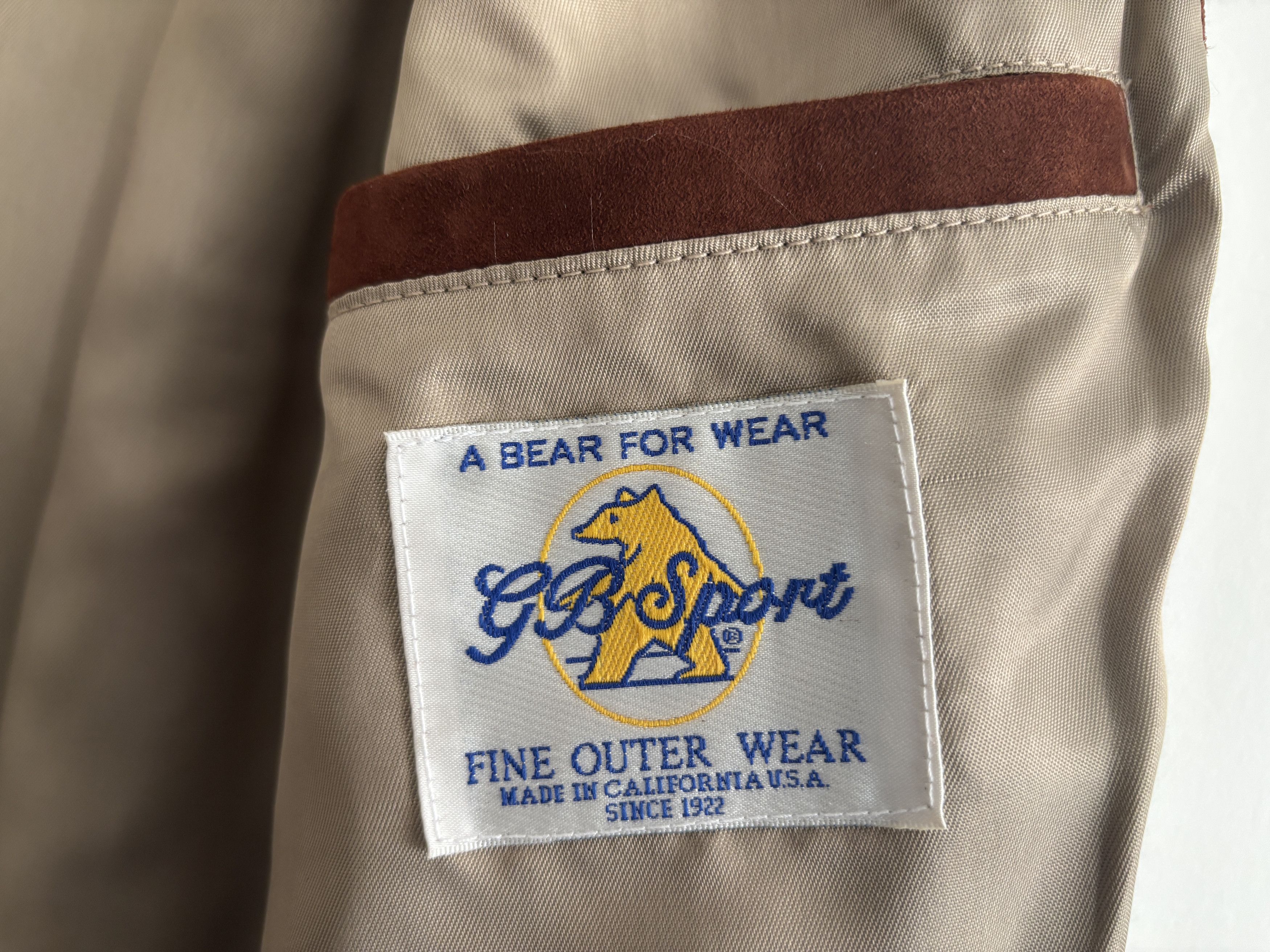 Golden Bear $1195 Rust Brown Suede Leather Bomber Jacket -M/L Size US L / EU 52-54 / 3 - 10 Thumbnail