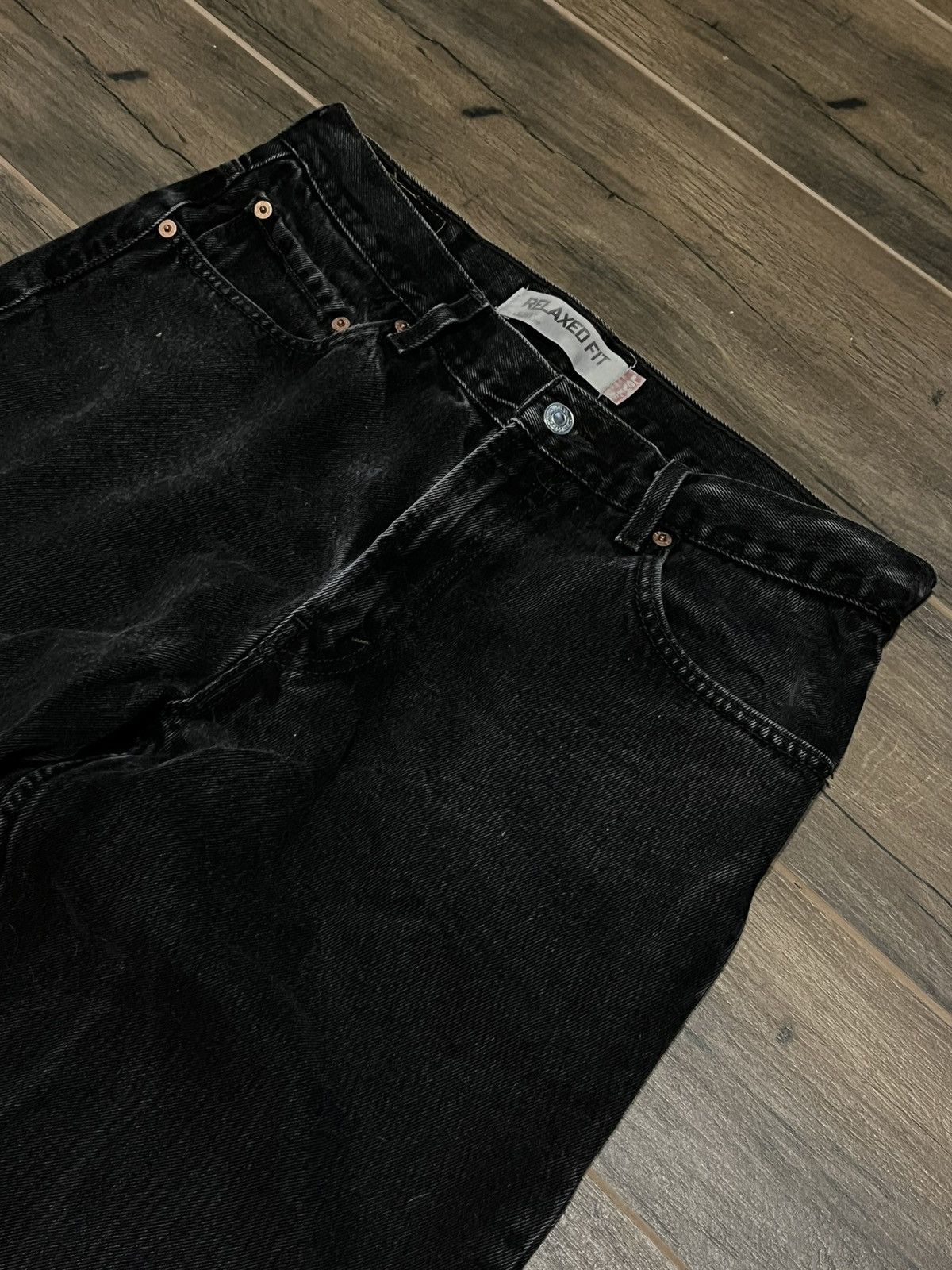Levi's × Vintage Vintage Levi’s 550 Jeans Baggy Grunge Skater Relaxed Fit Size US 33 - 2 Thumbnail