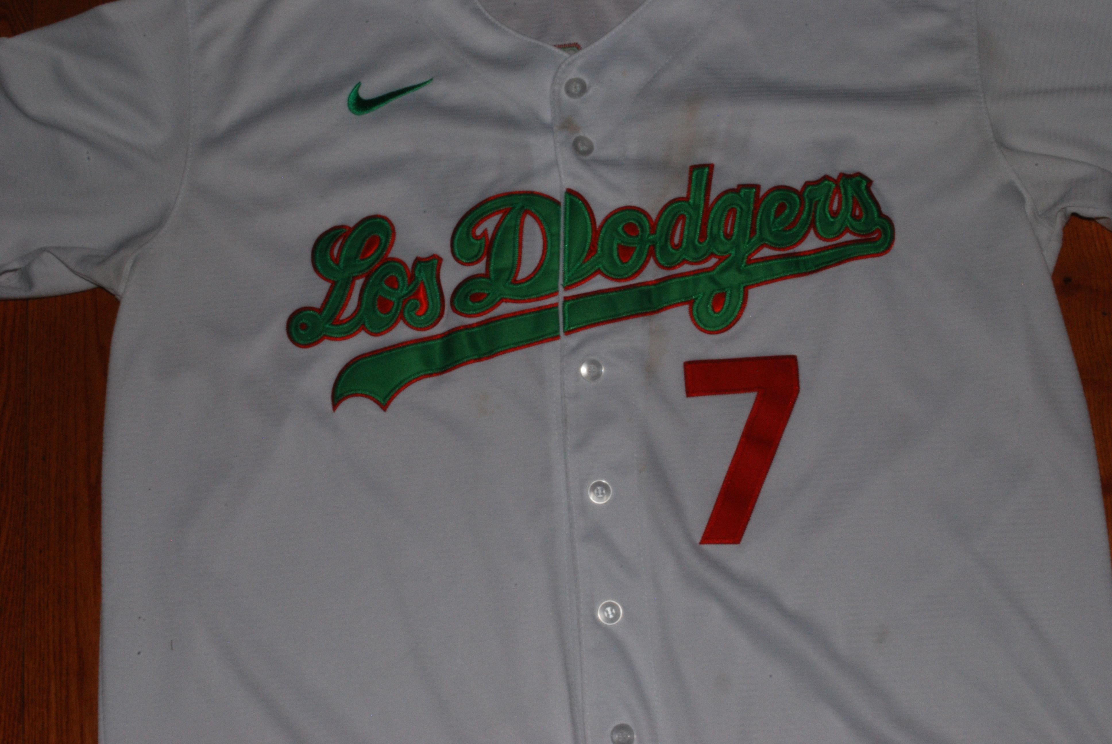 Nike Nike LA Dodgers Julio Urias #7 Mexican Colors MLB Jersey Size US L / EU 52-54 / 3 - 2 Thumbnail