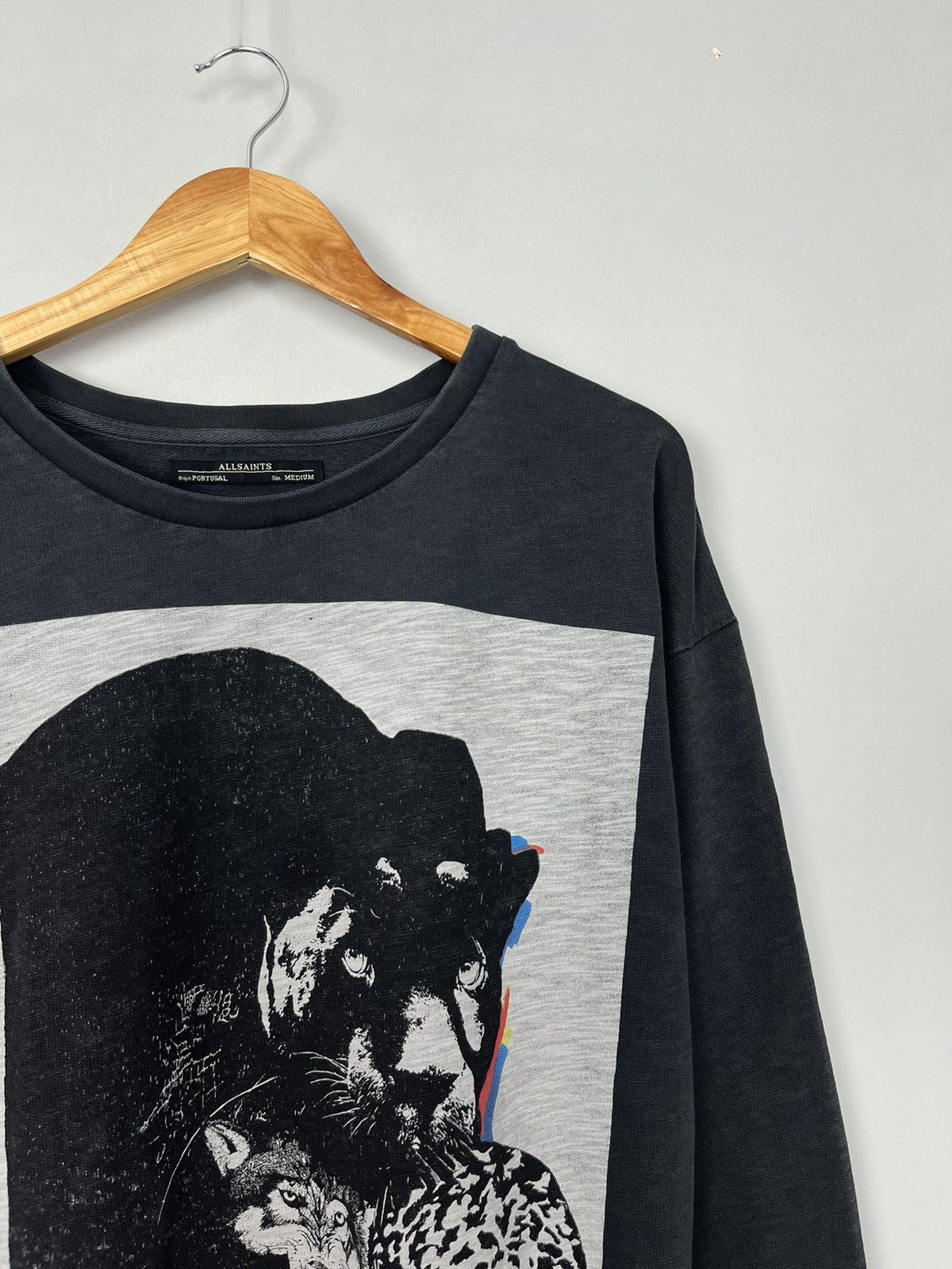 Allsaints Allsaints Non LS Sweat Dyed Cotton Sweatshirt Size M / US 6-8 / IT 42-44 - 3 Thumbnail