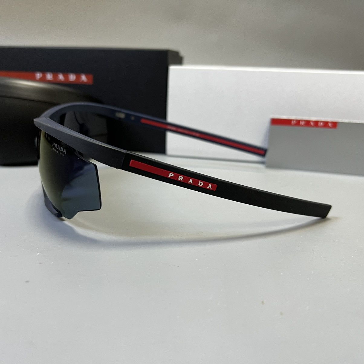 Prada Prada Linea Rossa 0PS 07YS NEW Black Sunglasses men’s y2k Size ONE SIZE - 6 Thumbnail
