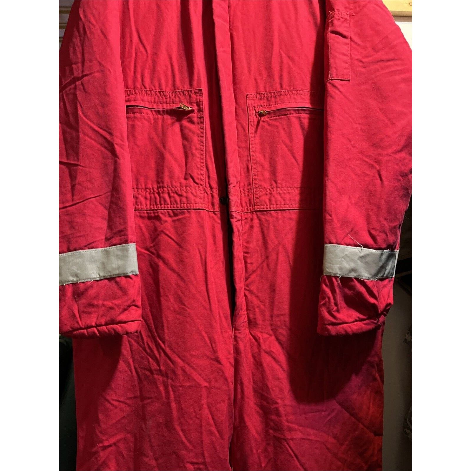 Other Wenaas Halliburton Coveralls Men’s 52x32 Red White Antiflame Size US XL / EU 56 / 4 - 10 Thumbnail