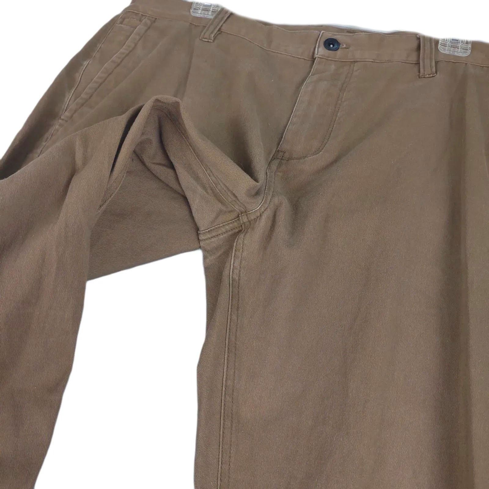 Empyre EMPYRE Jogger Chino Men's 38x28.5 Elastic Ankle Brown Pants Size US 38 / EU 54 - 8 Thumbnail