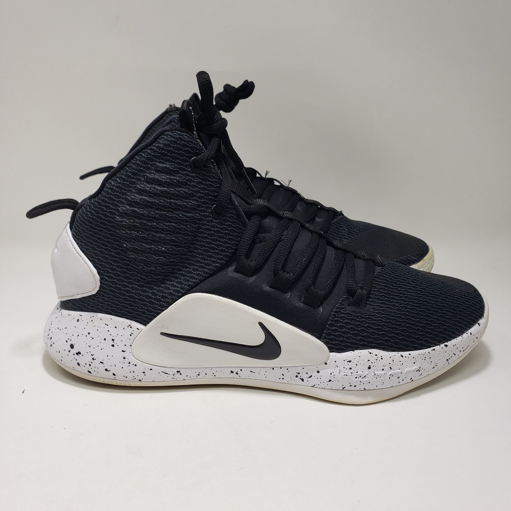 Nike Nike Hyperdunk X High Top Basketball Shoes Black/White Mens Size US 8.5 / EU 41-42 - 4 Thumbnail
