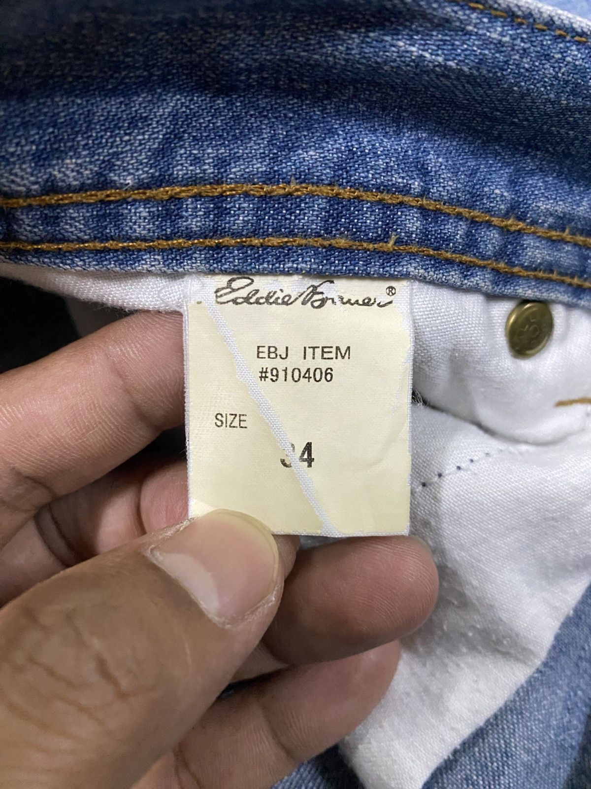 Eddie Bauer × JNCO × Vintage Vintage 90s Eddie Bauer Baggy Jeans p192 Size US 33 - 15 Thumbnail