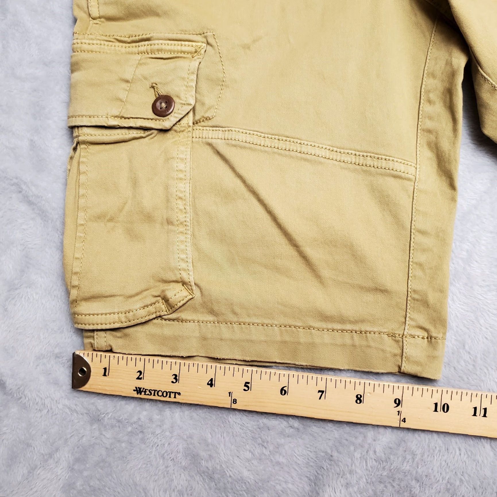 American Eagle Outfitters American Eagle Outfitters Shorts Men 28 Khaki Cargo Stretch Twill Outdoor Casual Size US 28 / EU 44 - 7 Thumbnail