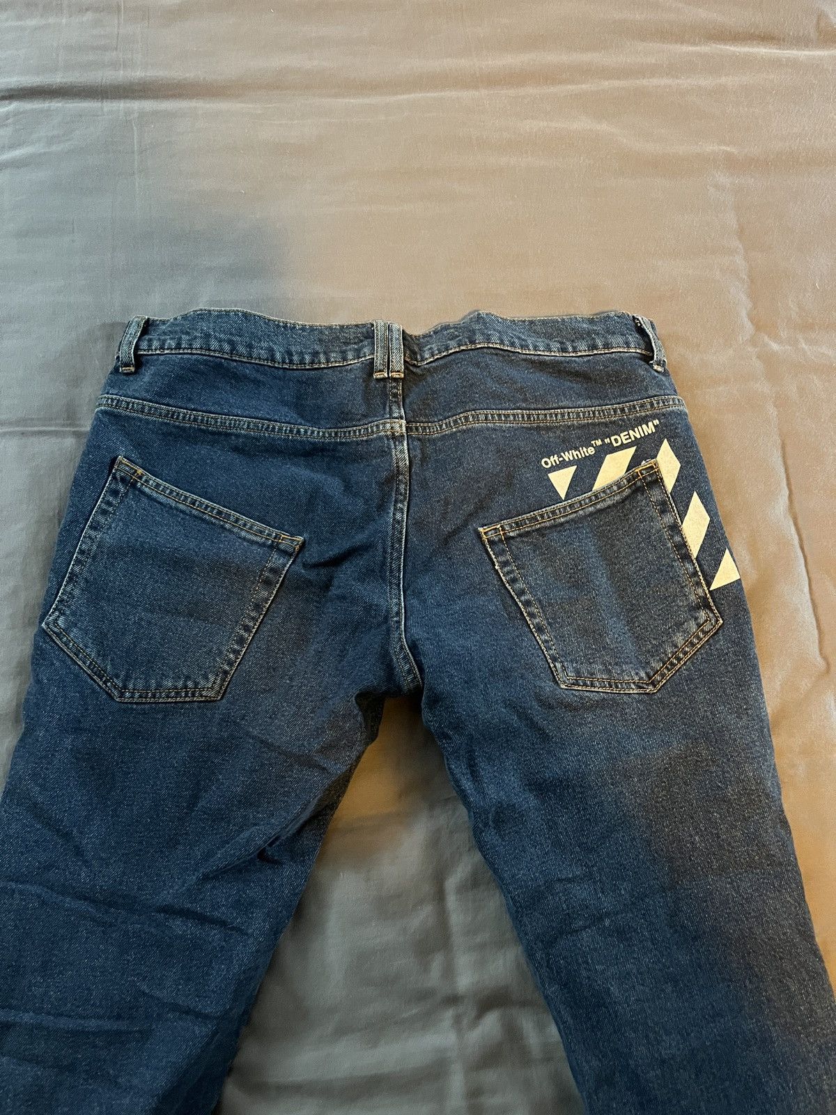 Off-White Off-White Blue Denim Pre Virgil Death Size US 34 / EU 50 - 11 Thumbnail