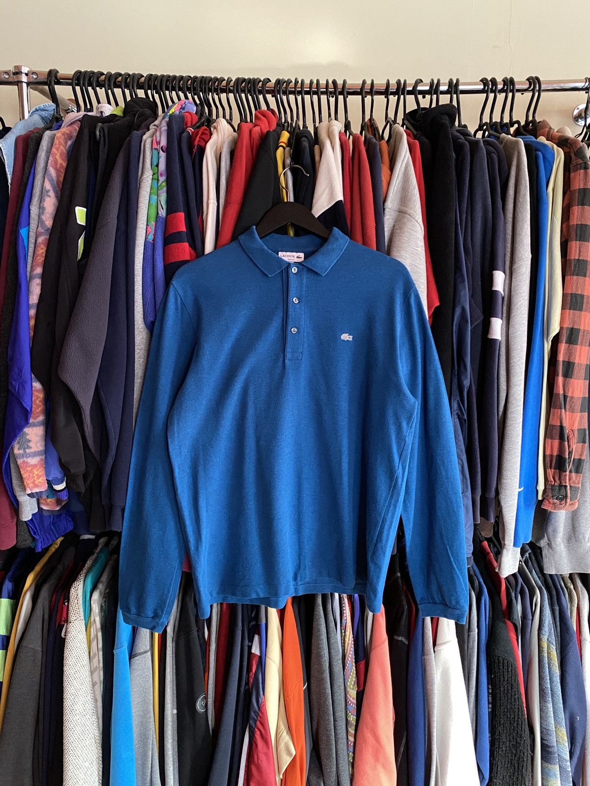 Lacoste VINTAGE LACOSTE RUGBY LONG SLEEVE Y2k Size US L / EU 52-54 / 3 - 1 Thumbnail