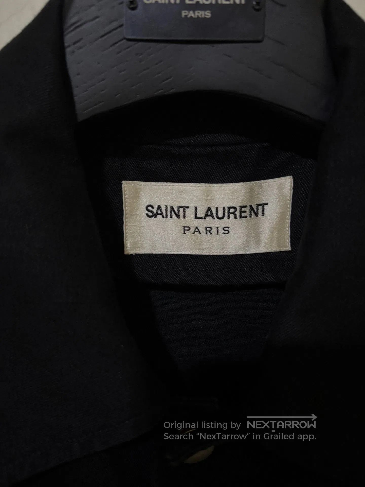 Saint Laurent Paris Saint Laurent Black Hunting Jacket. Size US S / EU 44-46 / 1 - 3 Thumbnail
