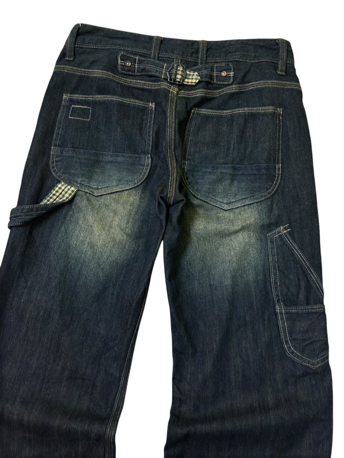 Hysteric Glamour Vintage IN THE GROOVE Baker Pants Muddy Wash Worker Denim Size US 28 / EU 44 - 12 Thumbnail