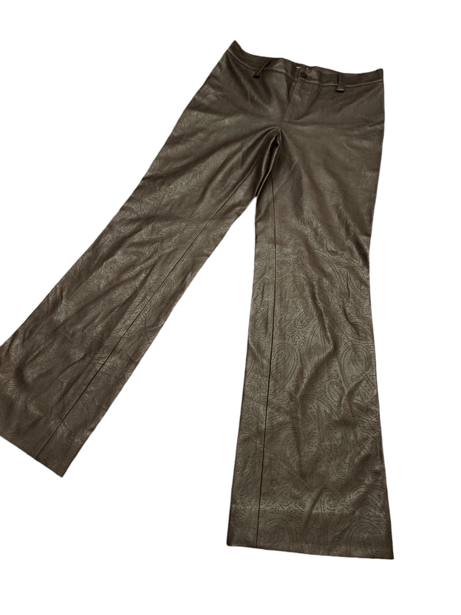agnes b. Flare Pants Agnes B Paris Paisley Bootcut 90s Size US 29 - 1 Thumbnail