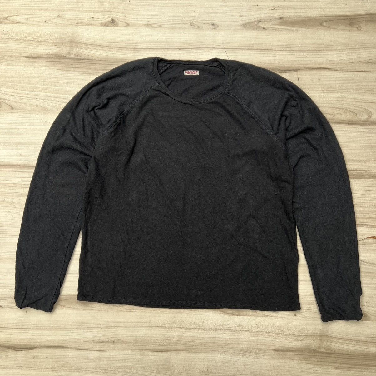 Kapital KAPITAL smiley patch long sleeve T-shirt Size US M / EU 48-50 / 2 - 2 Thumbnail