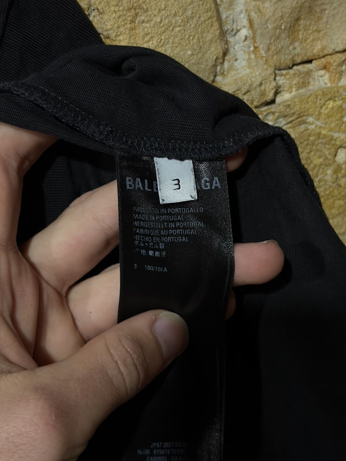Balenciaga balenciaga logo tshirt Size US XL / EU 56 / 4 - 4 Thumbnail