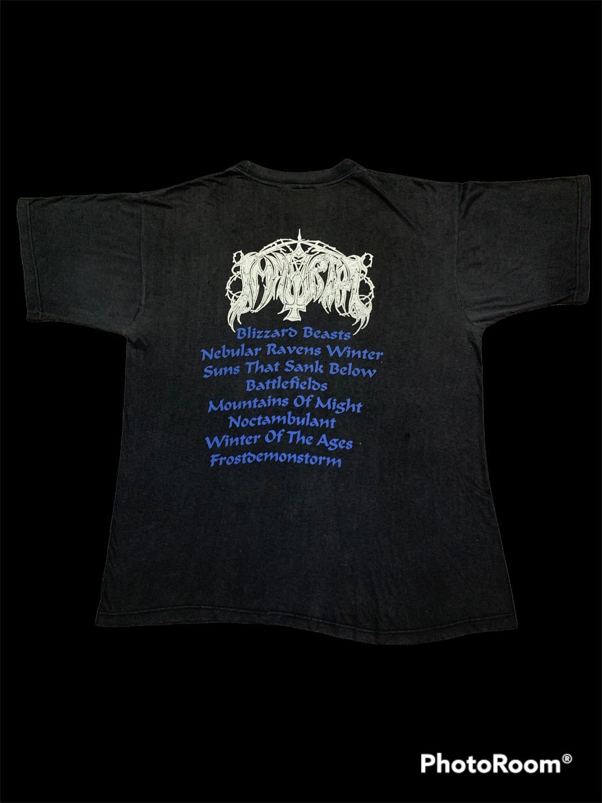 Band Tees 💸BINDINGOFFER💸VINTAGE IMMORTAL "BLIZZARD BEASTS 1997" tees Size US XL / EU 56 / 4 - 2 Thumbnail