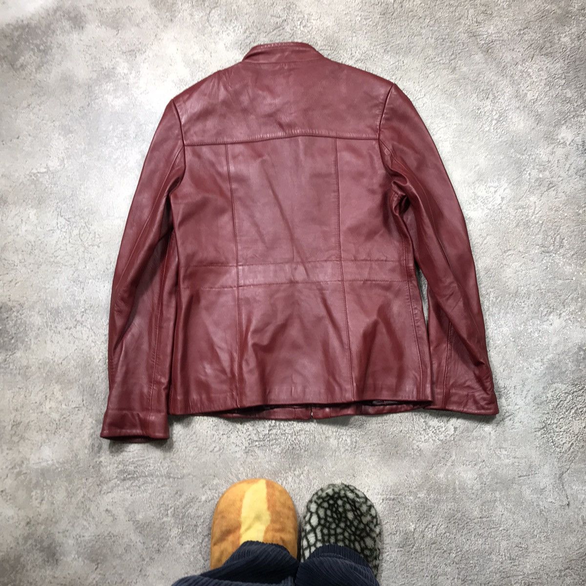 Japanese Brand VINTAGE Y2K LEATHER JACKET JAPAN CASUAL STREETWEAR 90s Size L / US 10 / IT 46 - 6 Thumbnail