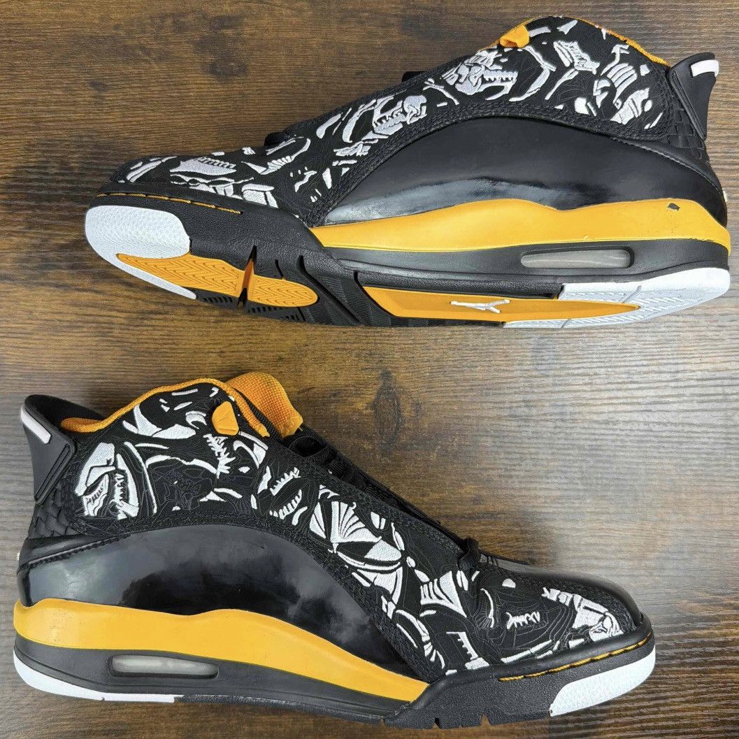Jordan Brand NEW Vintage Air Jordan Dub Zero Black Maize 10.5 311046-071 Size US 10.5 / EU 43-44 - 3 Thumbnail