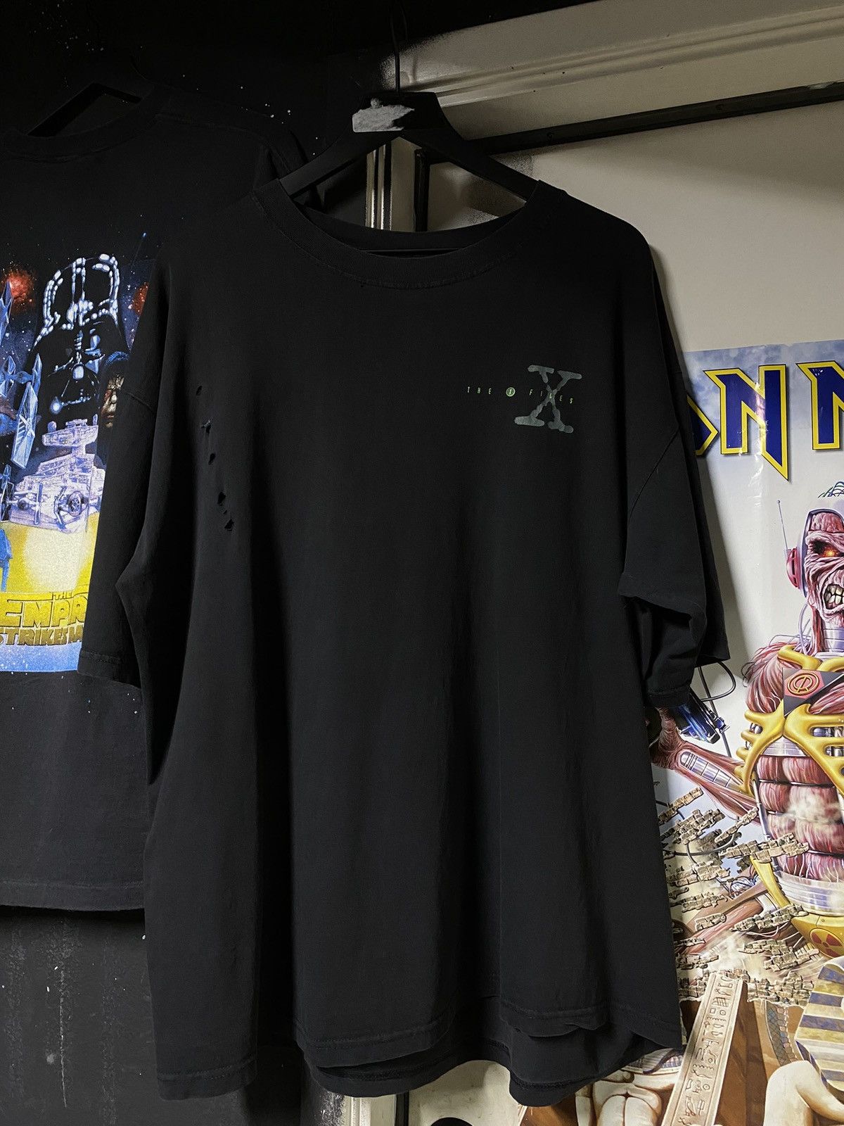 Vintage Vintage 90’s X-Files Hand Tee Shirt XLarge Size US XL / EU 56 / 4 - 2 Thumbnail