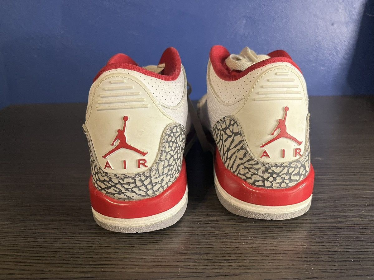 Jordan Brand Jordan 3 Cardinal GS Size US 6.5 / EU 39-40 - 5 Thumbnail